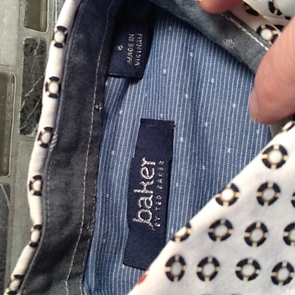 Ted Baker boys 6 button down shirt - Picture 4 of 4